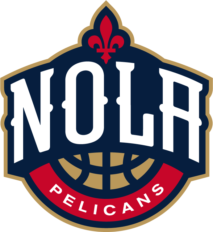 New Orleans Pelicans 2013-2014 Pres Secondary Logo iron on paper